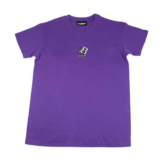 Organic Cotton T-Shirt Purple BB 0121 Logo