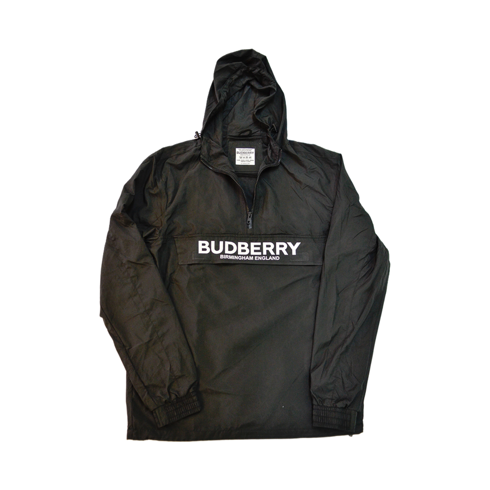 Hooded Pullover Jacket Black