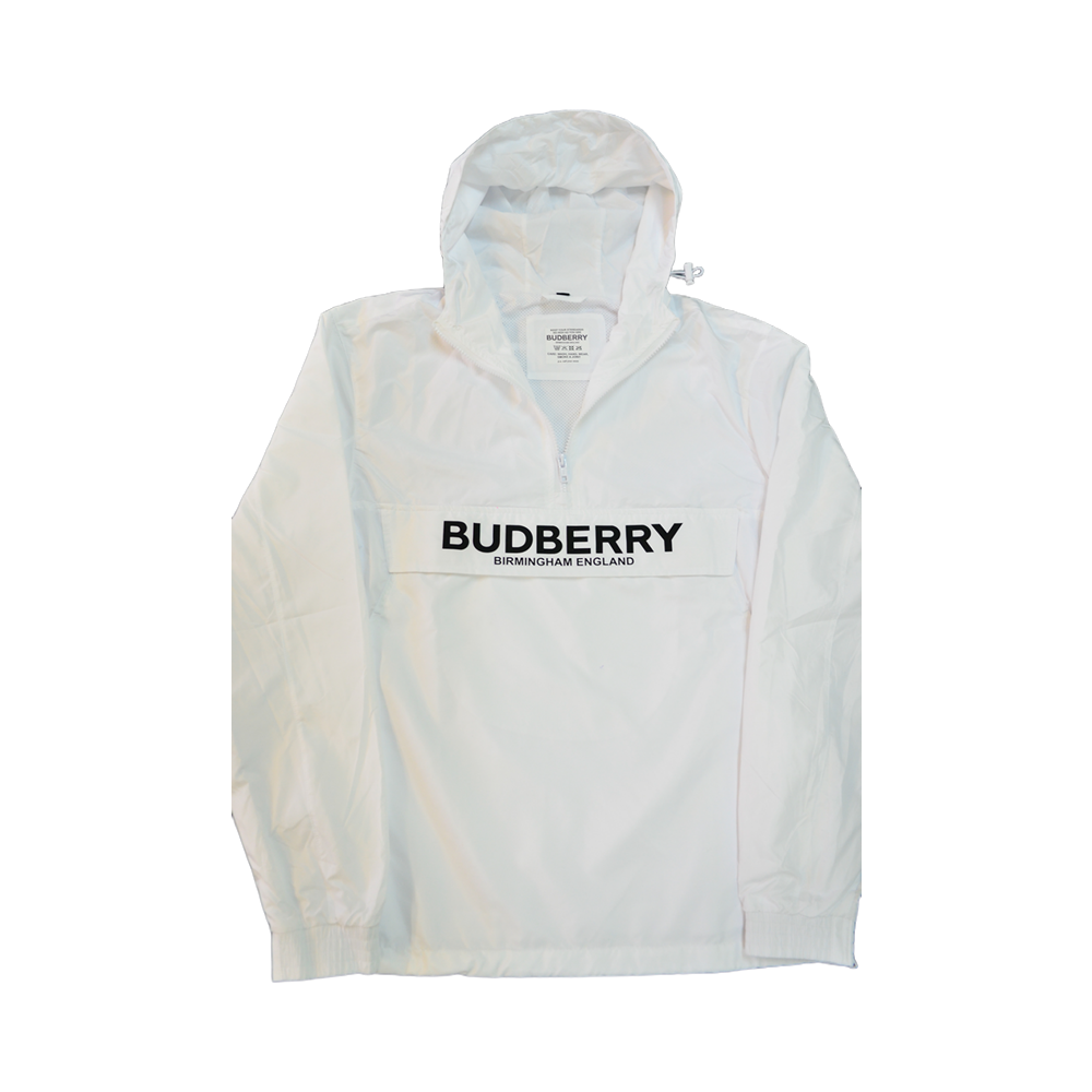 Hooded Pullover Jacket White