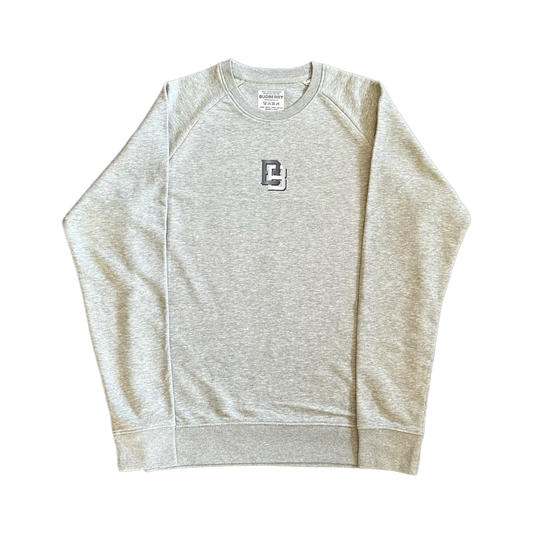 BB logo Organic Cotton Blend Jumper Grey