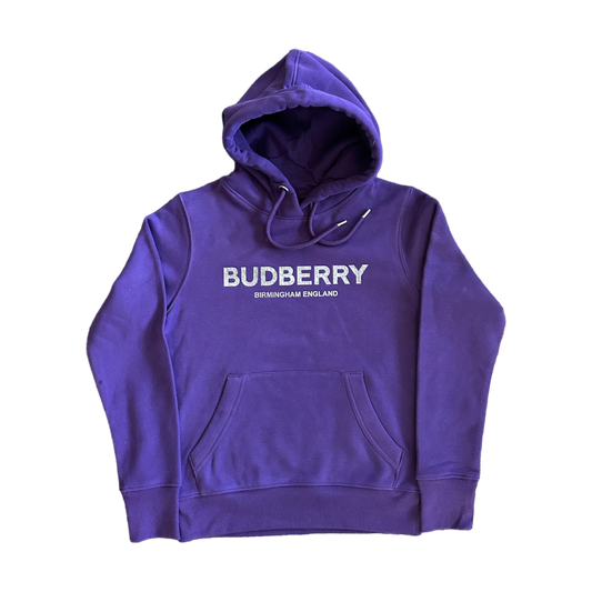 Womens Organic Cotton blend Hoodie Purple