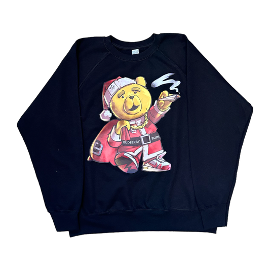 BB Ted Santa Jumper Black