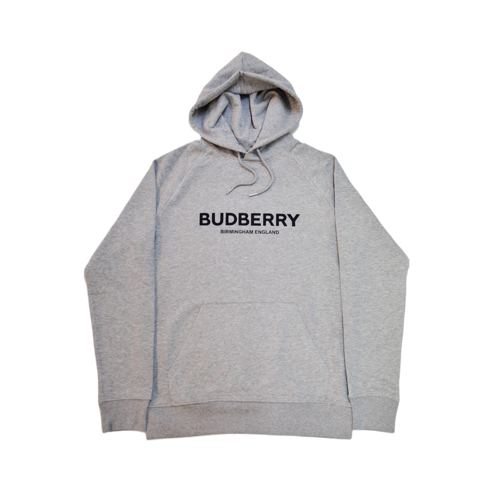 Organic Cotton Blend Hoodie Grey