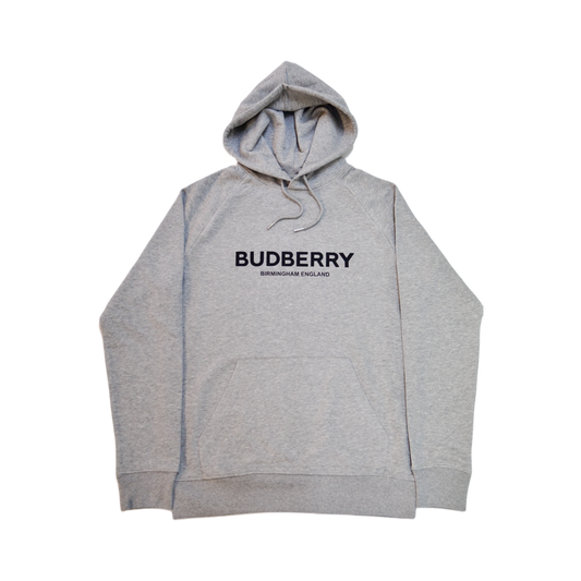 Organic Cotton Blend Hoodie Grey