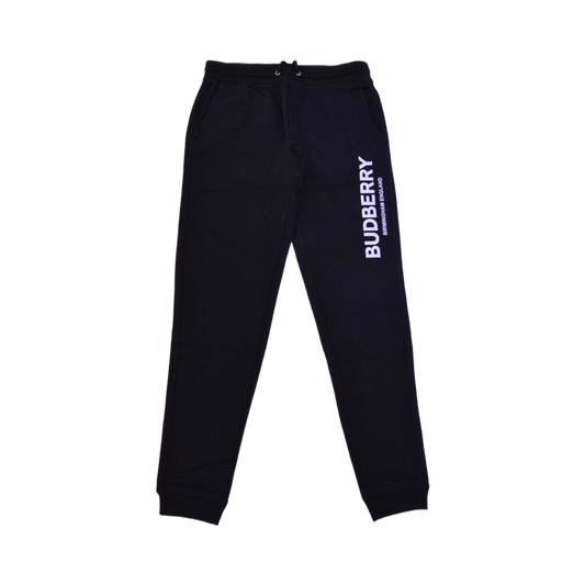 Organic Cotton Blend Joggers Black