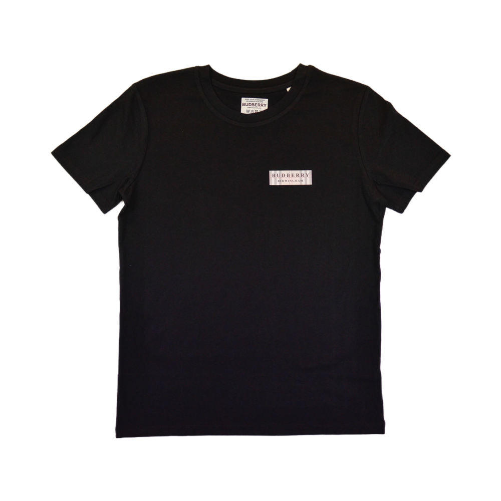 Organic Cotton T-Shirt Back Print Black