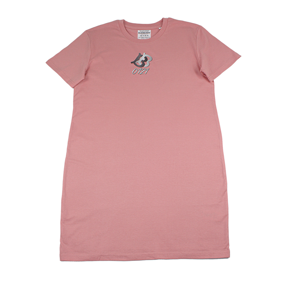 Organic Cotton T-Shirt Dress Pink