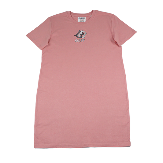 Organic Cotton T-Shirt Dress Pink