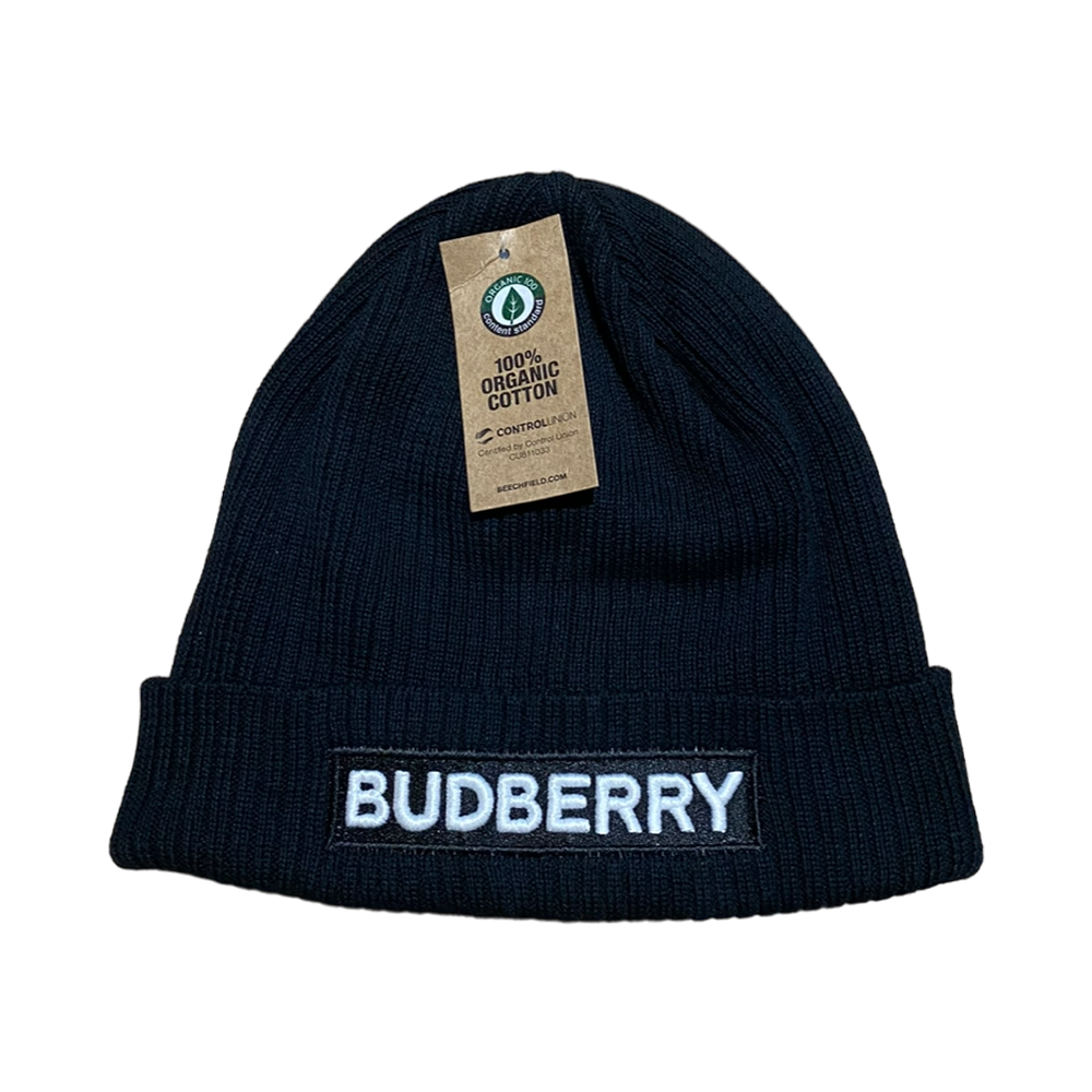 Organic Cotton Beanie Black