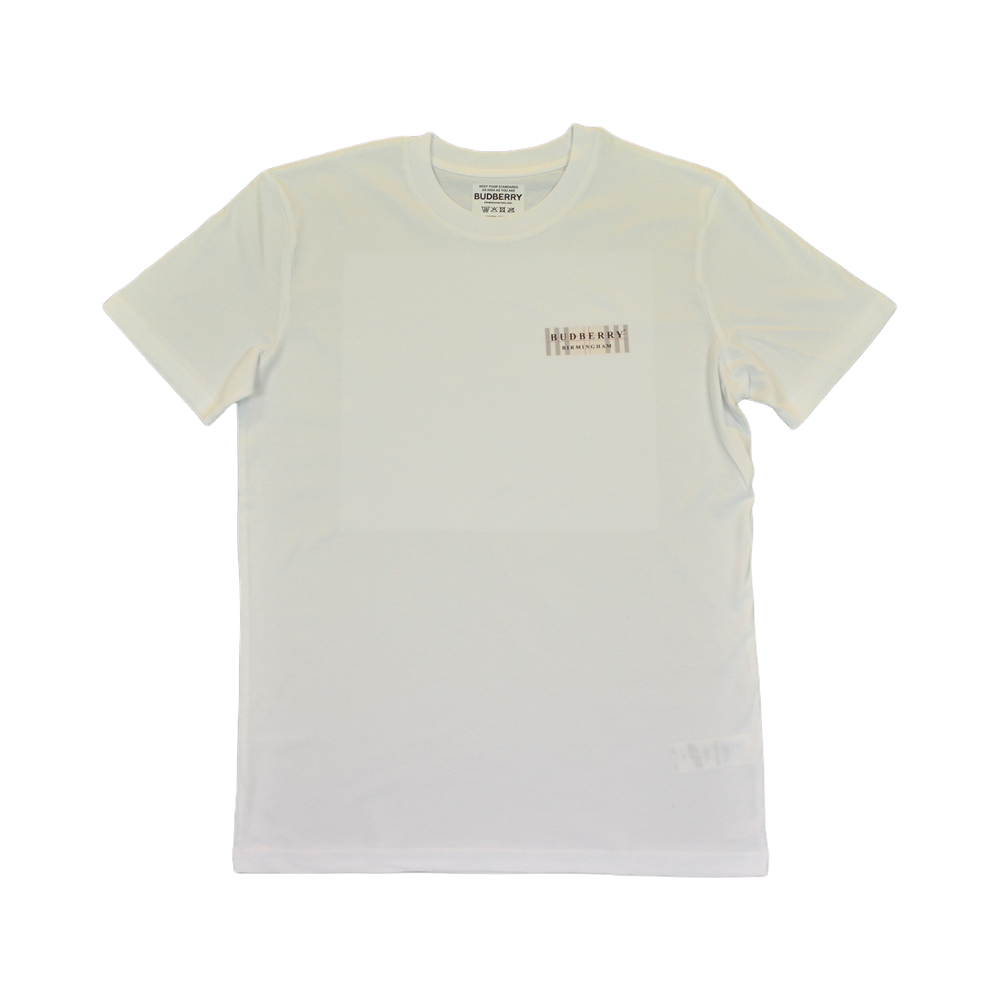 Organic Cotton T-Shirt Back Print White